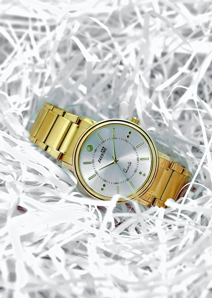 Men's Gold watch – product photography by Shreeji, Nagpur