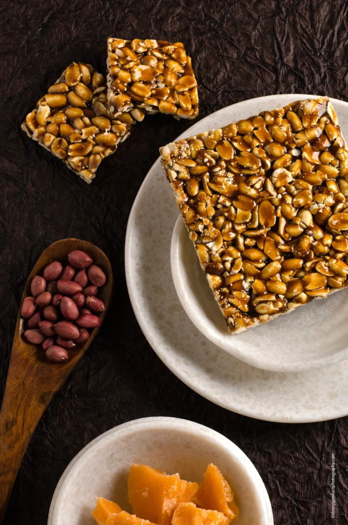 Peanut Chikki – product photography by Shreeji, Nagpur